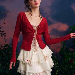 LACEMADE FLOWER FAIRY CARDIGAN NWT SIZE SMALL